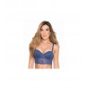 Fajate-Mujer _Mistico brasier con realce de busto Azul-REF 15044 _Fajate España
