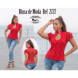 Ropa-Mujer _Blusa Colombiana Roja _Jhonier
