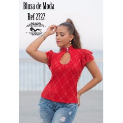 Ropa-Mujer _Blusa Colombiana Roja _Jhonier