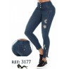 Ropa-Mujer _Jeans Colombiano Azul _Jhonier