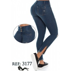 Ropa-Mujer _Jeans Colombiano Azul _Jhonier
