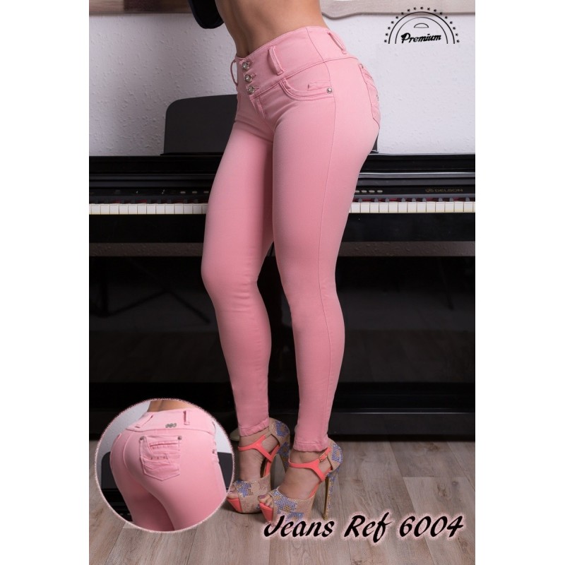 Ropa-Mujer _Vaquero Push Up Rosa _Alix