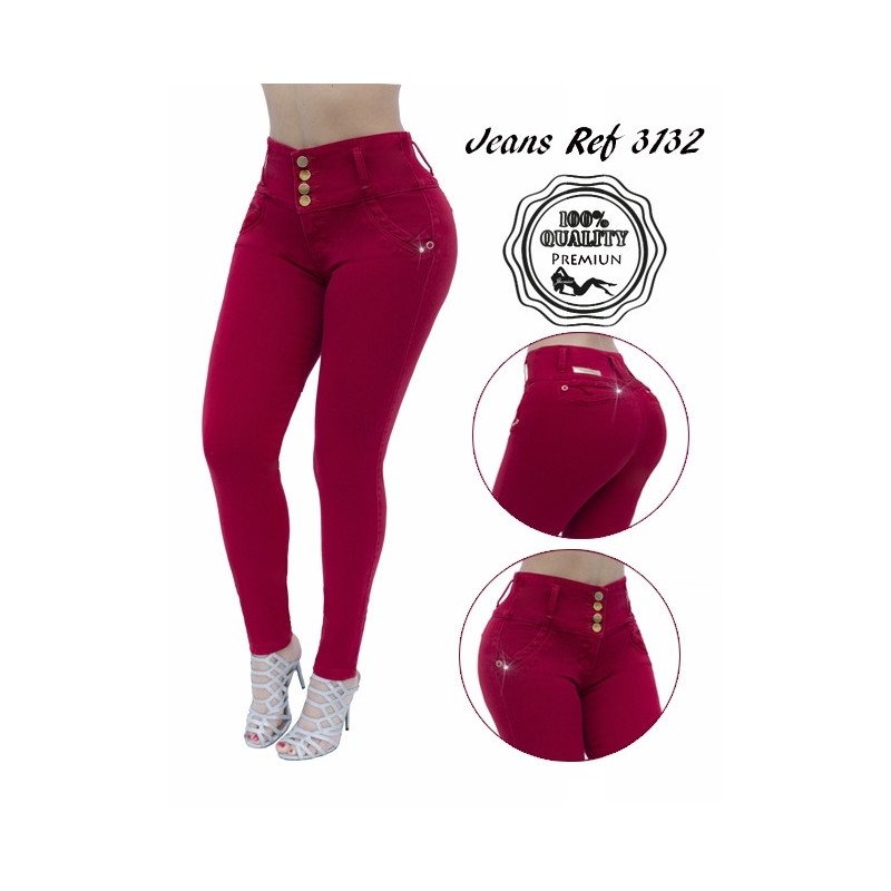 Ropa-Mujer _Jeans Levanta Cola Rojo _Jhonier