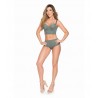 Fajate-Mujer _Esmeralda Panty medio con control de abdomen Verde Indigo-REF 15039 _Fajate España